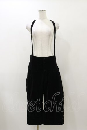 画像: ALICE and the PIRATES / 別珍サロペット Free ブラック H-25-11-24-1036-PA-PA-NS-ZH