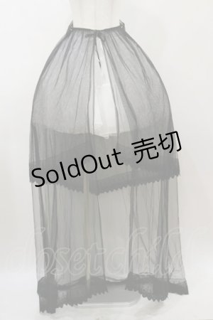 画像: To Alice / オーバーチュールスカート Free ブラック H-25-11-24-1040-LO-SK-NS-ZH