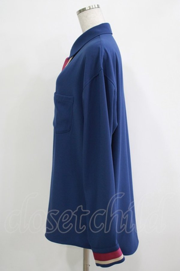 画像2: MILKBOY / COLOR POINT SHIRTS  ロイヤルブルー H-25-11-25-028-MB-BL-KB-ZH (2)
