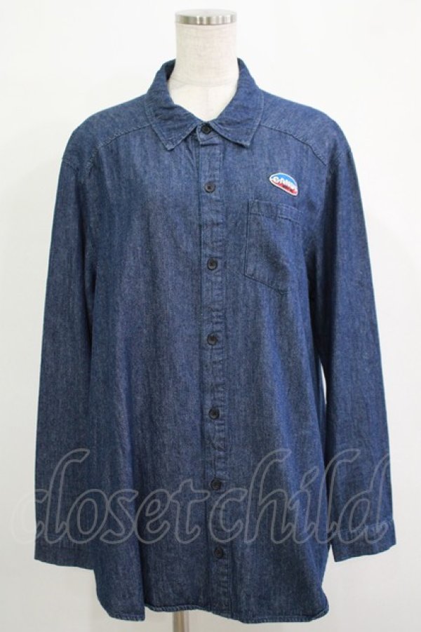 画像1: Candy Stripper / DENIM SHIRTS  ブルー H-25-11-25-030-PU-BL-KB-ZH (1)