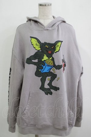 画像: MILKBOY / GREMLIN STRIPE HOODIES  グレー H-25-11-25-032-MB-TO-KB-ZH