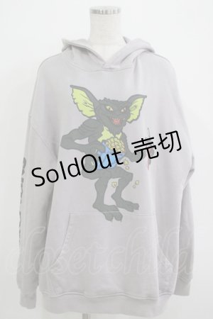 画像: MILKBOY / GREMLIN STRIPE HOODIES  グレー H-25-11-25-032-MB-TO-KB-ZH