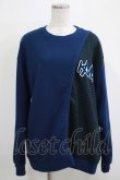 画像1: MILKBOY / MKB SWEATS  ネイビー H-25-11-25-033-MB-TO-KB-ZH (1)