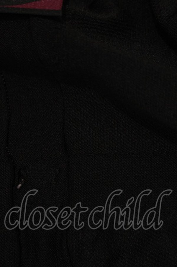 画像6: OZZ ANGELO / レースチャーム風カットソー  黒 H-25-11-25-040-OO-TO-KB-ZH (6)