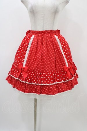 画像: BABY,THE STARS SHINE BRIGHT / ドットリボンフリルスカート Free エンジ H-25-11-25-1035-BA-SK-NS-ZH