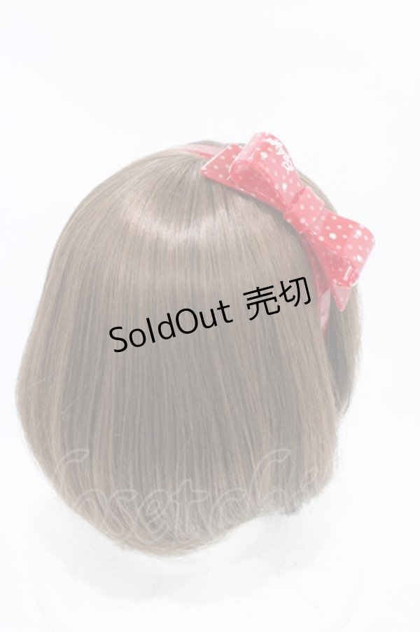 画像2: BABY,THE STARS SHINE BRIGHT / ドットリボンカチューシャ  レッド H-25-11-25-1006-BA-AC-NS-ZH (2)