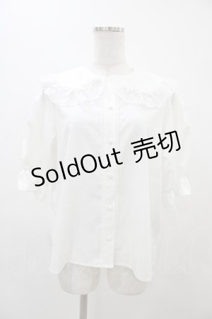 画像: Alice Mashiro / うさ耳ブラウス L オフ H-25-11-25-1048-0-BL-NS-ZH