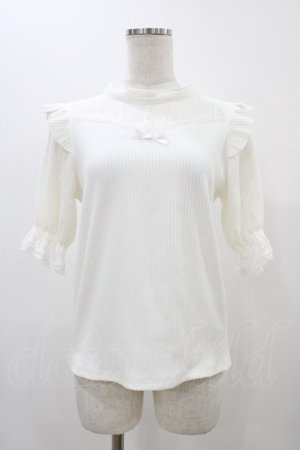 画像: Amavel / バックリボンレース&テレコトップス Free オフ H-25-11-25-1050-CA-TO-NS-ZH