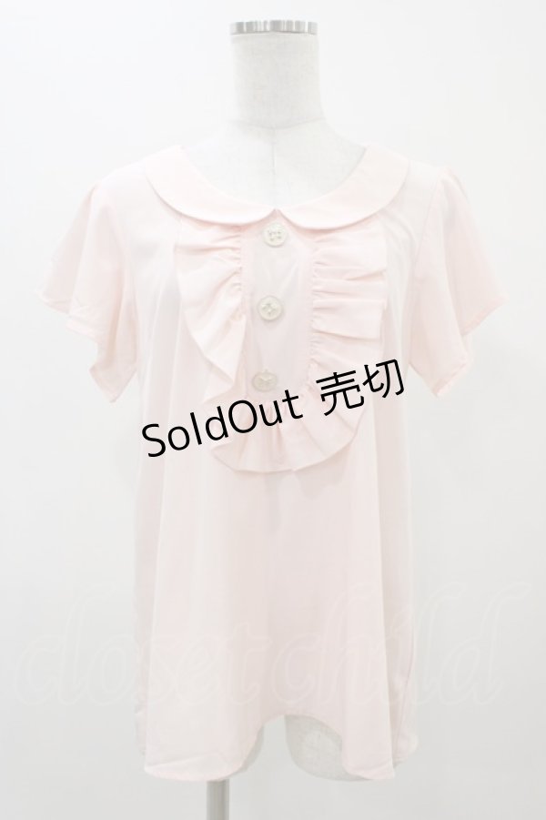 画像1: Ank Rouge / バックリボンブラウス M ピンク H-25-11-25-1053-CA-BL-NS-ZH (1)