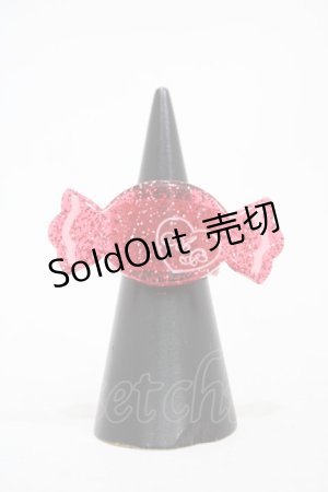 画像: Angelic Pretty / Sweet Candyリング Free レッド H-25-11-25-1011-AP-AC-NS-ZH