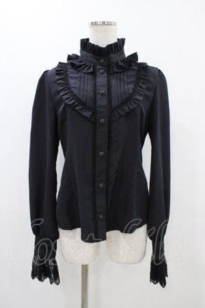 画像: ALICE and the PIRATES / ミカエルブラウス Free ブラック H-25-11-25-1016-PA-BL-NS-ZH