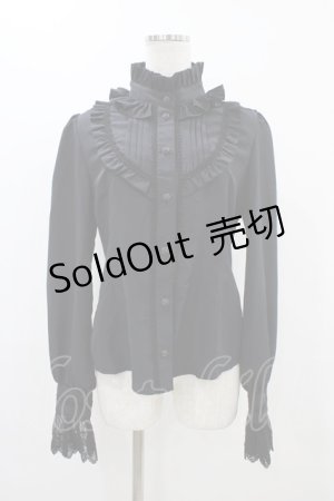 画像: ALICE and the PIRATES / ミカエルブラウス Free ブラック H-25-11-25-1016-PA-BL-NS-ZH