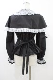 画像2: metamorphose / ケープ付き丸襟ブラウス サイズ1 ブラック H-25-11-25-1018-ME-BL-NS-ZH (2)