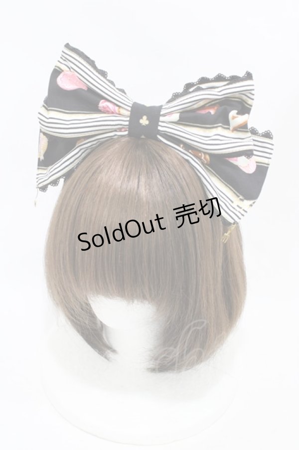 画像1: Angelic Pretty / Wonder Partyカチューシャ  ブラック H-25-11-25-1004-AP-AC-NS-ZH (1)