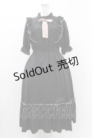 画像: m petit by misako / NINA'SコラボAMハイショクメローワンピース M ブラック H-25-11-25-1023-LO-OP-NS-ZH