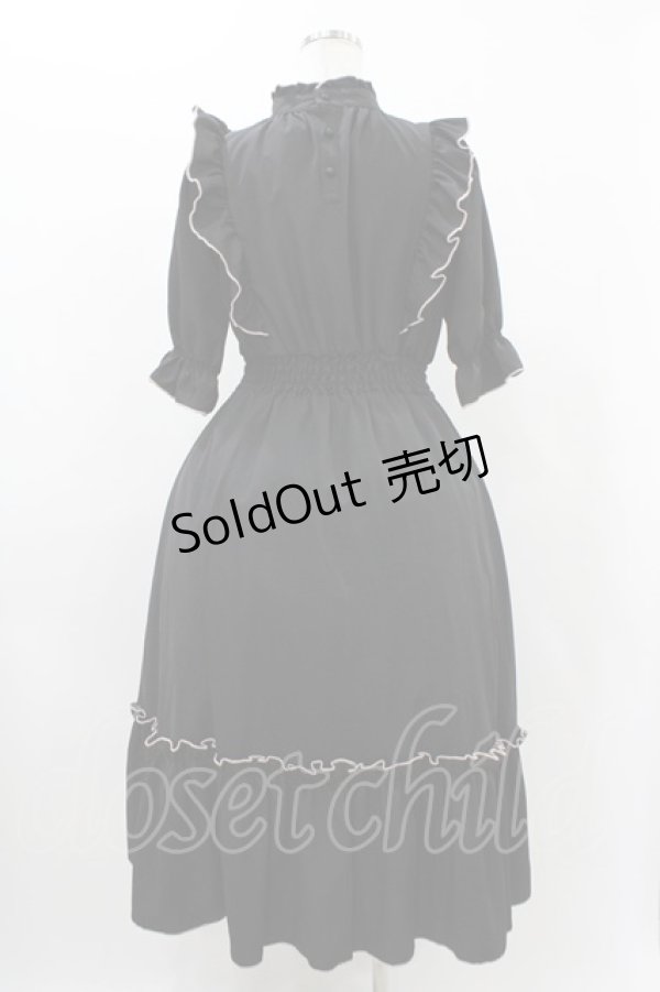 画像2: m petit by misako / NINA'SコラボAMハイショクメローワンピース M ブラック H-25-11-25-1023-LO-OP-NS-ZH (2)