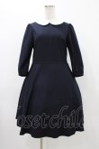 画像1: Franche Lippee / 丸襟ワンピース M ネイビー H-25-11-25-1024-LO-OP-NS-ZH (1)