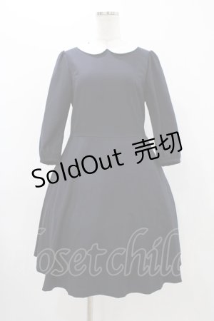 画像: Franche Lippee / 丸襟ワンピース M ネイビー H-25-11-25-1024-LO-OP-NS-ZH