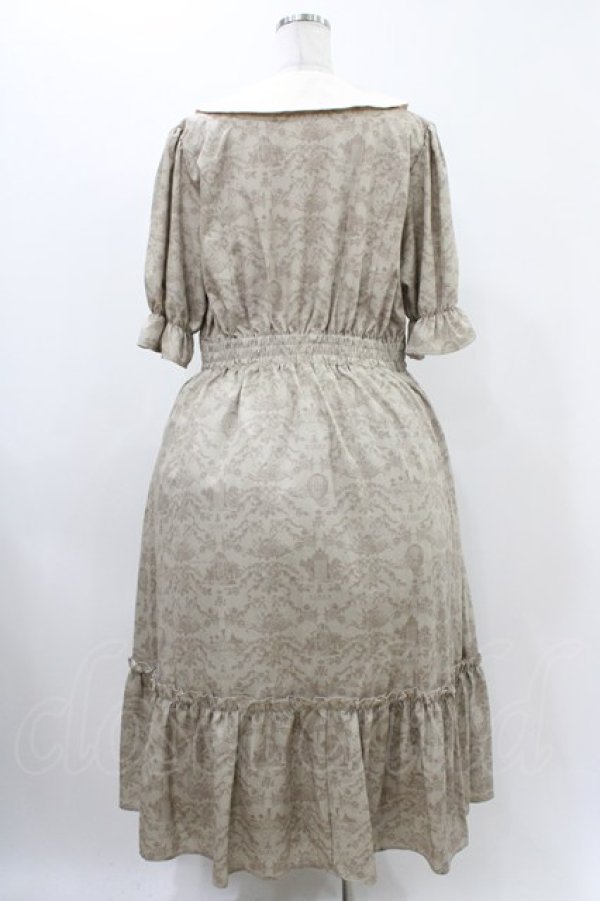 画像2: m petit by misako / NINA’Sコラボトワルドジュイワンピース LL ベージュ H-25-11-25-1025-LO-OP-NS-ZH (2)