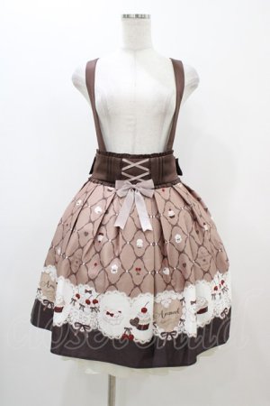 画像: Amavel / Sweet Whip プリントスカート Free ブラウン H-25-11-25-1030-CA-SK-NS-ZH