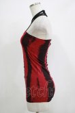 画像2: SEX POT ReVeNGe / クロスホルターキャミ  黒×赤 H-25-11-25-069-SP-TO-KB-ZT468 (2)
