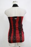 画像3: SEX POT ReVeNGe / クロスホルターキャミ  黒×赤 H-25-11-25-069-SP-TO-KB-ZT468 (3)