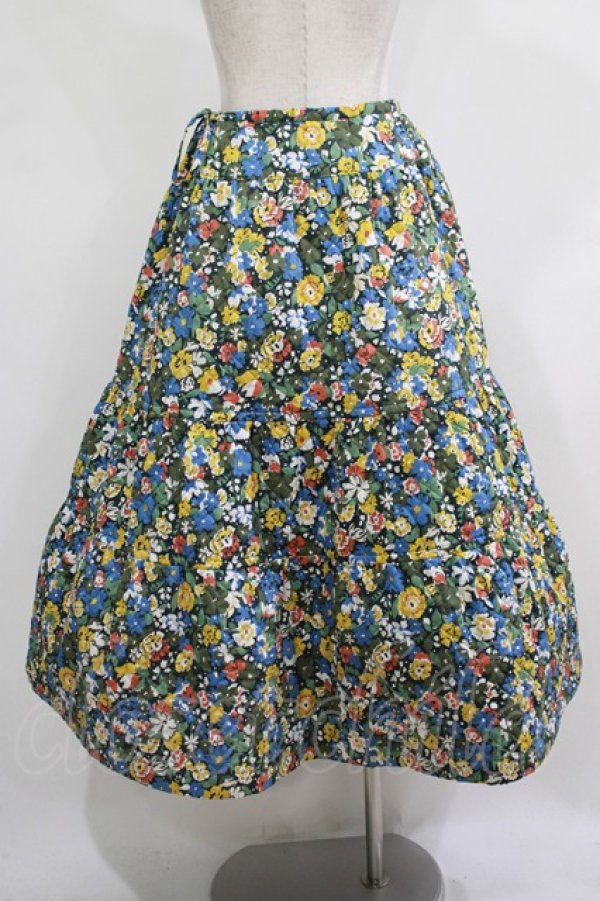 画像3: Jane Marple Dans Le Salon / Gloria lomo matelasse skirt  グリーン H-25-11-25-007-JM-SK-KB-ZH (3)