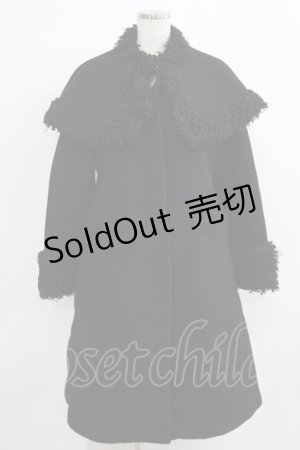 画像: Jane Marple / ケープ付きコート  ブラック H-25-11-25-008-JM-CO-KB-ZH