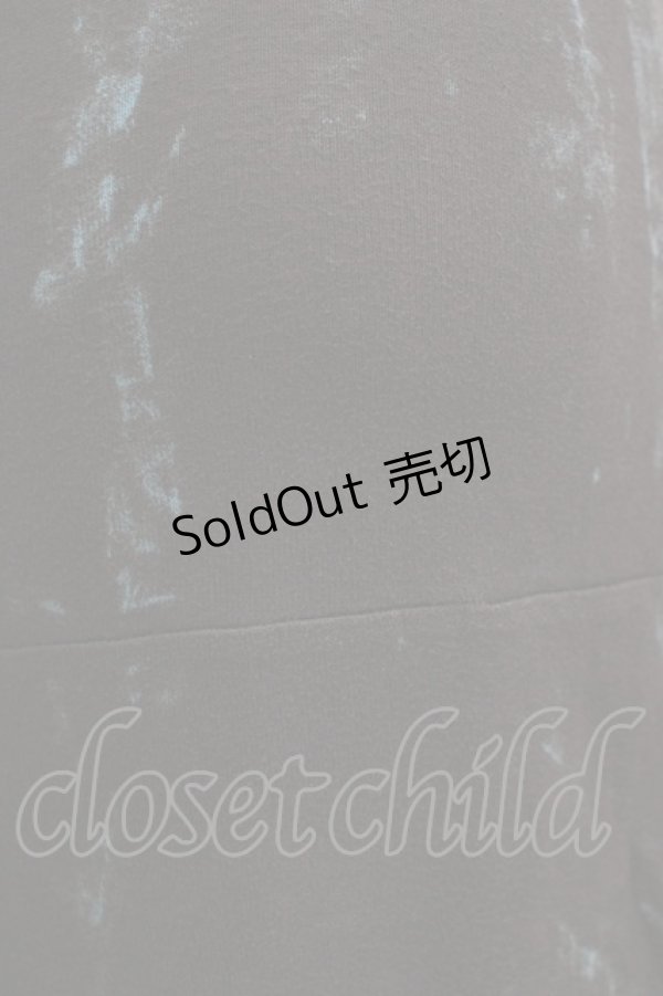 画像4: 【SALE】ALGONQUINS / イレギュラースリットロングワンピース  青 H-25-11-25-013-AL-OP-KB-ZT466 (4)