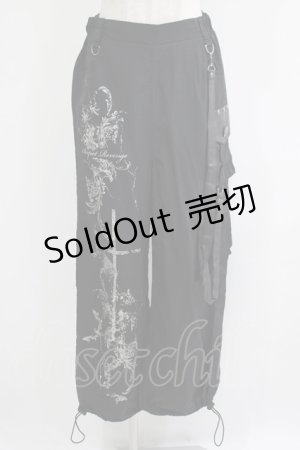 画像: SEX POT ReVeNGe / フェイクレザー切替パンツ M ブラック H-25-11-25-016-SP-PA-KB-ZH