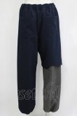 画像3: MILKBOY / ASSYMETRY PANTS  ネイビー×グレー×クロ H-25-11-25-020-MB-PA-KB-ZH (3)