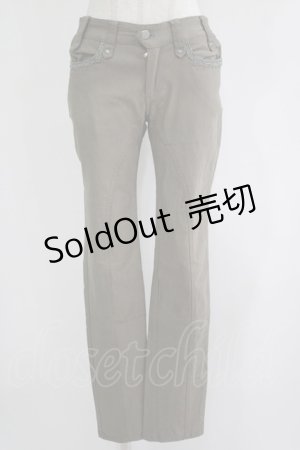 画像: Ozz oneste / レースラインパンツ  カーキ H-25-11-25-021-OO-PA-KB-ZH