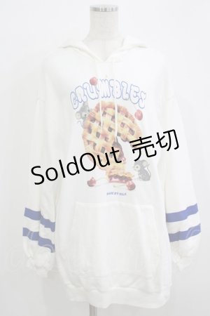 画像: MILK / cherry pieパーカーワンピ  オフ H-25-11-26-026-ML-OP-KB-ZH