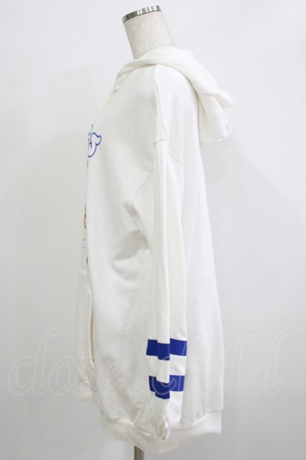 画像2: MILK / cherry pieパーカーワンピ  オフ H-25-11-26-026-ML-OP-KB-ZH (2)