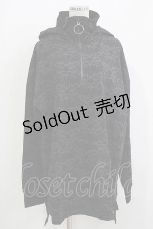 画像: KILL STAR / Cyborg Cell Oversized Hoodie XL ブラック H-25-11-26-027-SL-TO-KB-ZH