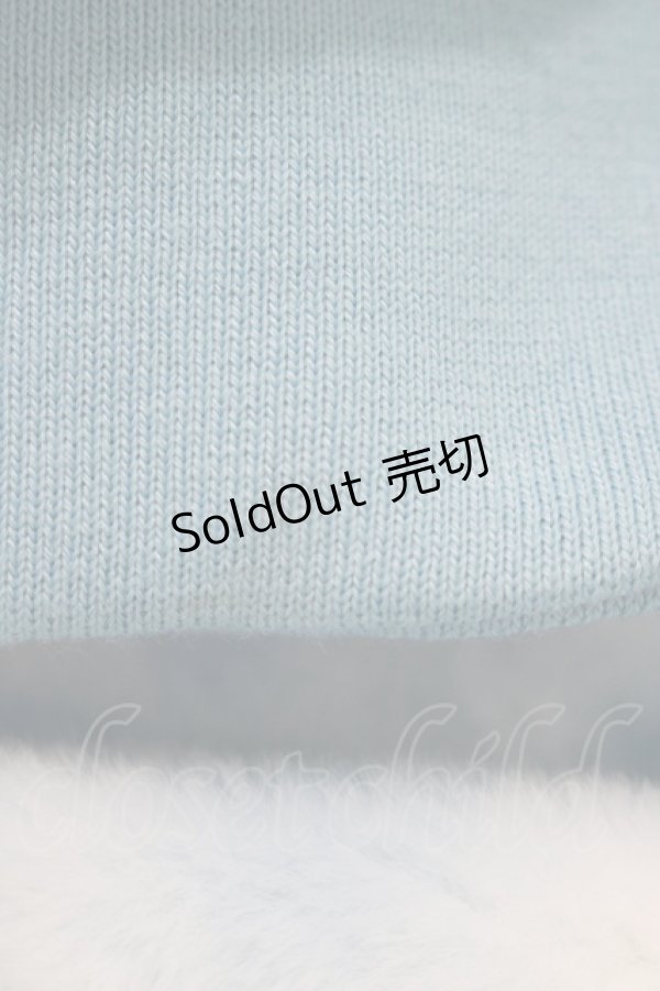 画像4: LISTEN FLAVOR / うさ耳天使のファーブルゾン F BLUE SKY H-25-11-26-028-PU-CO-KB-ZH (4)