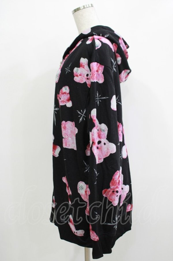 画像2: TRAVAS TOKTYO / Myriad of bears ZIP Hoodie  ブラック H-25-11-26-030-PU-TO-KB-ZH (2)