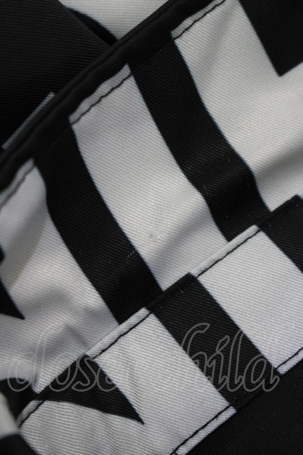 画像4: NieR Clothing / プリント切替シャツ  黒 H-25-11-26-034-PU-BL-KB-ZH (4)