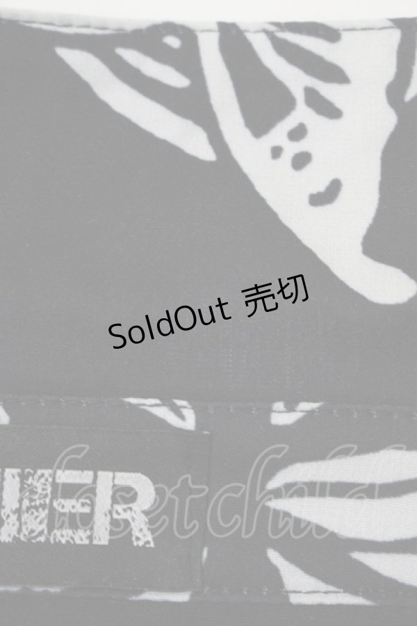 画像4: NieR Clothing / 着物風袖ブロッキングシャツ  ブラック H-25-11-26-035-PU-BL-KB-ZH (4)