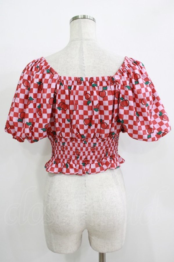 画像3: Candy Stripper / SUNNY CHERRY VOLUME SLEEVE  2 RED H-25-11-26-037-PU-TO-KB-ZH (3)