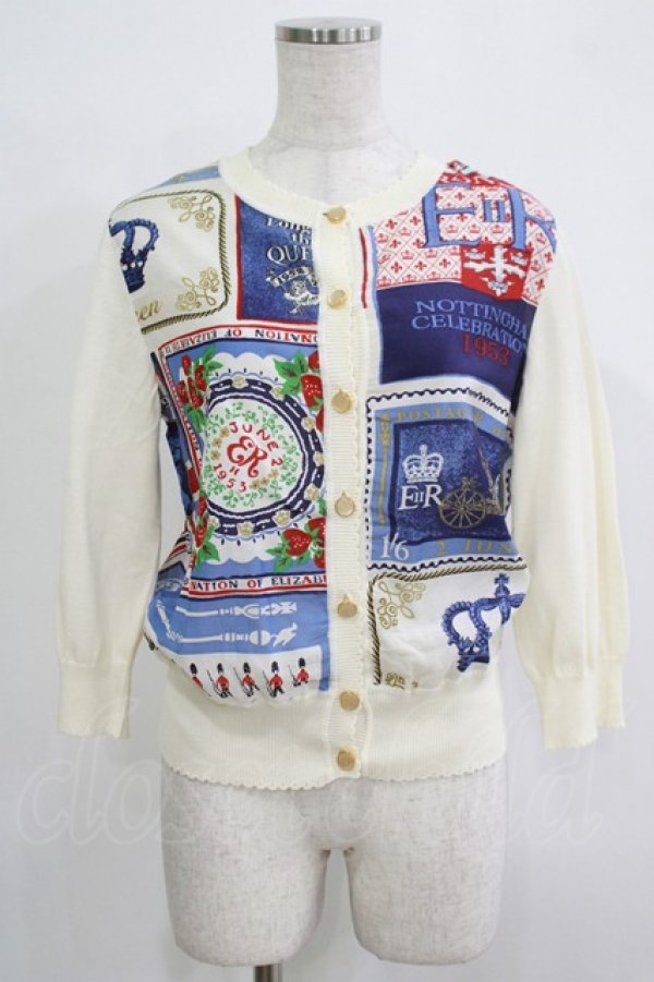 画像1: Jane Marple / Here's to the Queenのカーディガン  アイボリー H-25-11-26-039-JM-TO-KB-ZH (1)