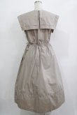 画像3: Jane Marple Dans Le Salon / ヴィンテージマリンカラードレス M ベージュ H-25-11-26-004-JM-OP-KB-ZH (3)