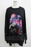 画像1: TRAVAS TOKYO / Playful cat Super big プルオーバー  ブラック H-25-11-26-048-PU-TO-KB-ZH (1)