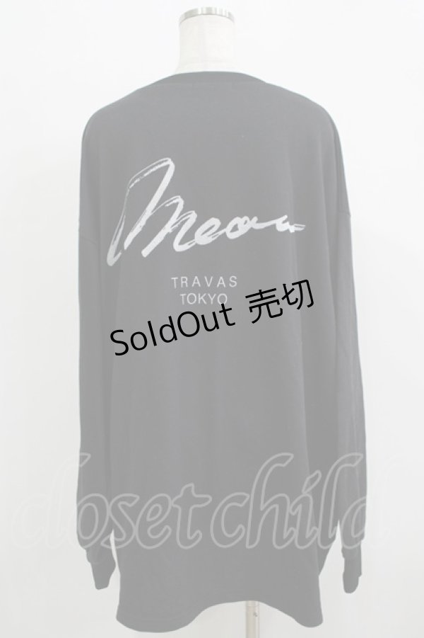 画像3: TRAVAS TOKYO / Playful cat Super big プルオーバー  ブラック H-25-11-26-048-PU-TO-KB-ZH (3)