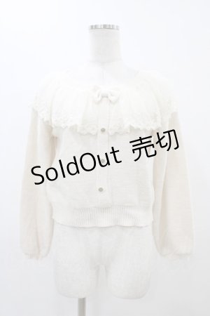 画像: LIZ LISA / カーディガン風ニットトップス Free 生成り H-25-11-26-1044-LO-TO-NS-ZH