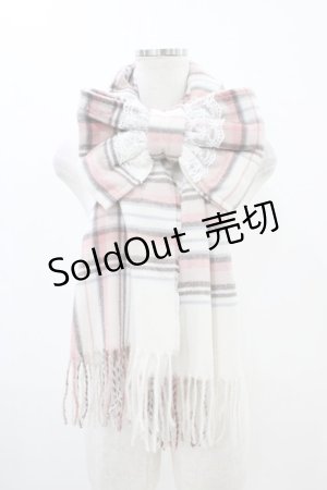 画像: LIZ LISA / チェックマフラー  オフ H-25-11-26-1007-LO-ZA-NS-ZH