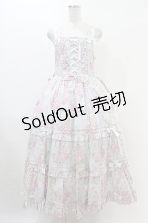 画像: metamorphose / 【プラスサイズ】シャーロットロングティアードジャンパースカート プラスサイズ ミント系 H-25-11-26-1012-ME-OP-NS-ZH