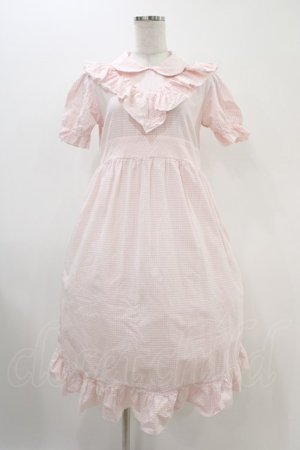 画像: Nile Perch / ギンガムチェックワンピース Free ピンク H-25-11-26-1013-LO-OP-NS-ZH