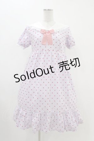 画像: Nile Perch / ギンガムチェックハートフロッキーワンピース Free ラベンダー H-25-11-26-1014-LO-OP-NS-ZH