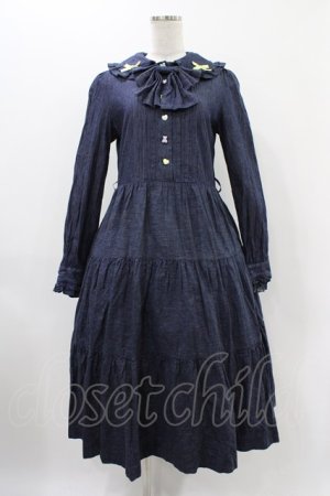 画像: Nile Perch / リボンワンピース Free ネイビー H-25-11-26-1017-LO-OP-NS-ZH